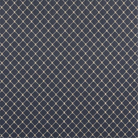 Designer Fabrics 54 in. Wide Navy Blue- Diamond Jacquard Woven Upholstery Fabric B645